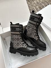 Dior D-Major Ankle Black Grey Boot - 1