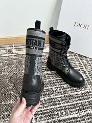 Dior D-Major Ankle Black Grey Boot - 4