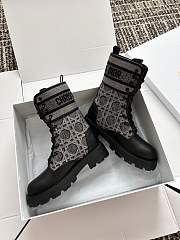 Dior D-Major Ankle Black Grey Boot - 2