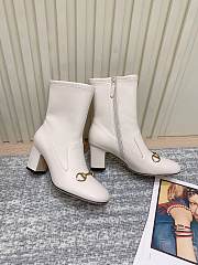 Gucci White Boots 6.5cm - 1