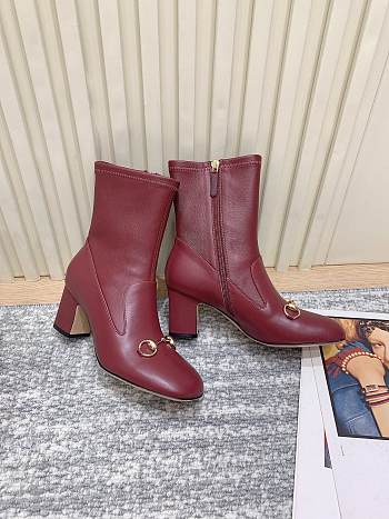 Gucci Red Boots 6.5cm