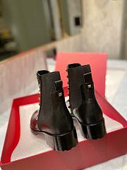 Valentino Garavani Beatle Rockstud Boot Black Chelsea - 4