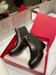 Valentino Garavani Beatle Rockstud Boot Black Chelsea - 2