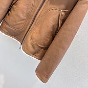 Dior Brown Leather Jacket - 3