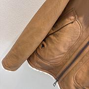 Dior Brown Leather Jacket - 2