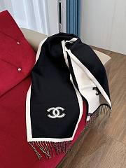 Chanel Black Scarf 184x34cm - 3