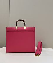 Fendi Sunshine Tote Bag Medium Pink Shopper 35x17x31cm - 3