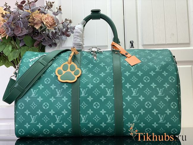 Louis Vuitton LV Keepall 50 Green 50 x 29 x 23 cm - 1