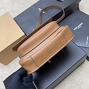 YSL Niki Besace Leather Brown 21.5x16x8cm - 4