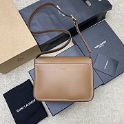 YSL Niki Besace Leather Brown 21.5x16x8cm - 2