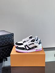 Louis Vuitton LV Trainer Pink White Sneaker - 3