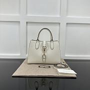 Gucci Jackie Small Tote Bag White 24x17.5x8.5cm - 1