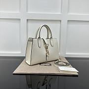 Gucci Jackie Small Tote Bag White 24x17.5x8.5cm - 6