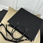 Gucci Jumbo Tote Bag Black 32.5x15cm - 3