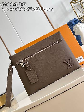 Louis Vuitton LV Takeoff Pouch Brown 30x22x5cm