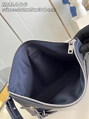 Louis Vuitton LV Takeoff Pouch Navy Blue 30x22x5cm - 5