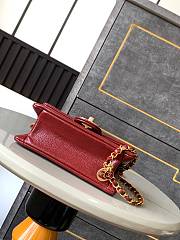 Chanel Mini 24K Flap Bag Red Gold 17.5x13x6cm - 2