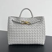 Bottega Veneta Medium Andiamo Grey Bag 32.5x24x12cm - 1