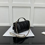 Gucci Milano Mini Top Handle Bag Black 21x12.5x4.5cm - 6