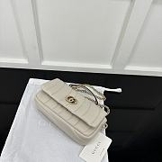 Gucci Milano Mini Top Handle Bag White 21x12.5x4.5cm - 6