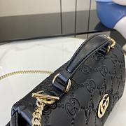 Gucci GG Milano Mini Top Handle Bag Black 21x12.5x4.5cm - 6