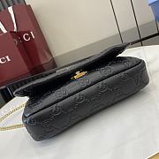 Gucci GG Milano Mini Top Handle Bag Black 21x12.5x4.5cm - 4