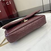 Gucci GG Milano Mini Top Handle Bag Red 21x12.5x4.5cm - 5