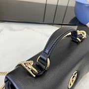 Gucci GG Milano Mini Top Handle Bag Black Leather 21x12.5x4.5cm - 6