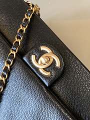 Chanel 24K Flap Bag Black Gold 22x13x7cm - 6