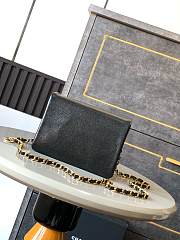 Chanel Mini 24K Flap Bag Black Gold 17.5x13x6cm - 4