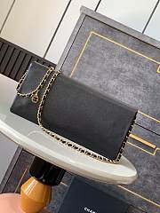 Chanel 24K Flap Bag Black Gold 33x16x5cm - 4