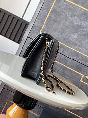 Chanel 24K Flap Bag Black Gold 33x16x5cm - 2