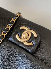 Chanel 24K Flap Bag Black Gold 33x16x5cm - 3