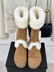 Chanel Brown Boot - 4