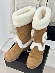 Chanel Brown Boot - 2