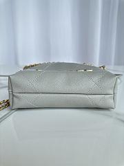 Chanel Mini 22 Handbag Grey Caviar Gold 20x19x6cm - 5