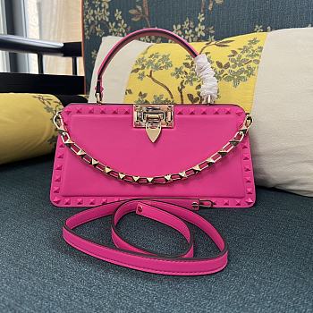 Valentino Garavani Rockstud Neon Pink 28x14x8cm