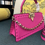 Valentino Garavani Rockstud Neon Pink 28x14x8cm - 3