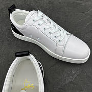 Christian Louboutin Fun Louis Junior Flat Sneakers White - 4