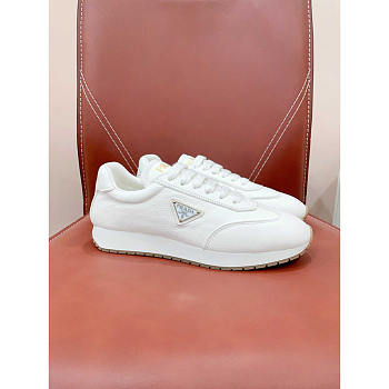 Prada Leather Sneakers In White