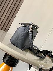 Loewe Puzzle Mini Shoulder Black Bag 18x12x8cm - 4