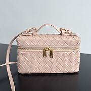 Bottega Veneta Vanity Case Crossbody Bag Pink 22x12.5x5cm - 1