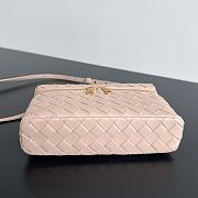 Bottega Veneta Vanity Case Crossbody Bag Pink 22x12.5x5cm - 5