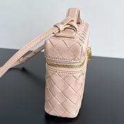 Bottega Veneta Vanity Case Crossbody Bag Pink 22x12.5x5cm - 3