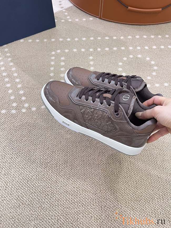 Dior B27 Brown Patent Sneaker - 1