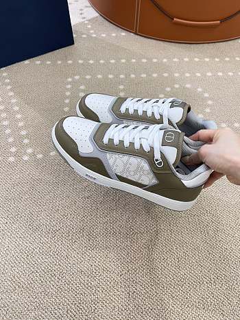 Dior B27 Low Khaki Cream Sneaker