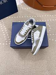 Dior B27 Low Khaki Cream Sneaker - 3