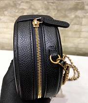 Chanel Round Black Caviar Bag 12cm - 5