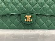 Chanel Flap Bag Green Caviar Gold 25cm - 2