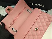 Chanel Flap Bag Iridescent Pink Silver 25cm - 5